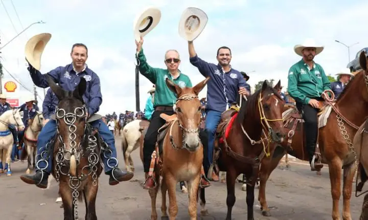 Na cavalgada de Araguaína, Wanderlei destaca apoio do governo e a força do agronegócio