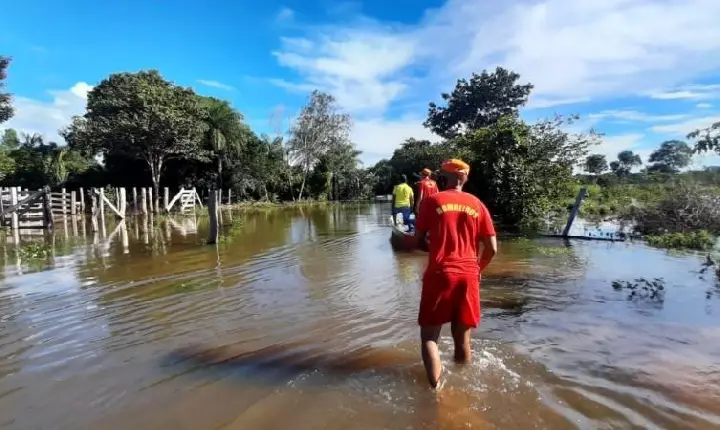 Tocantins tem 2,5 mil desalojados e 245 desabrigados em razão das enchentes