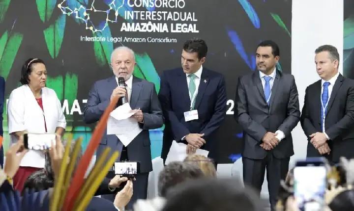 Wanderlei e outros governadores entregam a Lula carta de cooperação pela Amazônia