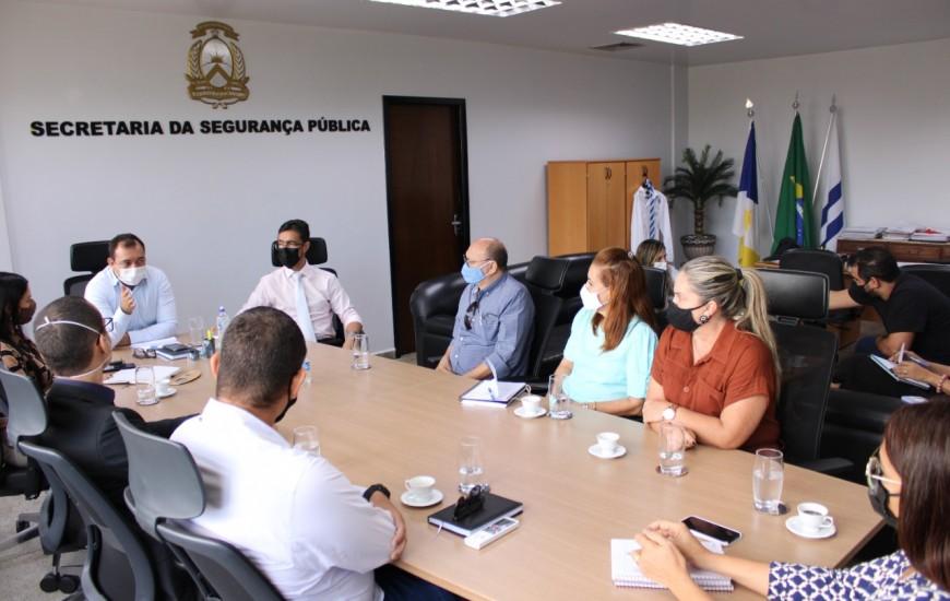 SSP e Educação debatem sobre suposto atentado contra escolas de Palmas e traçam ações
