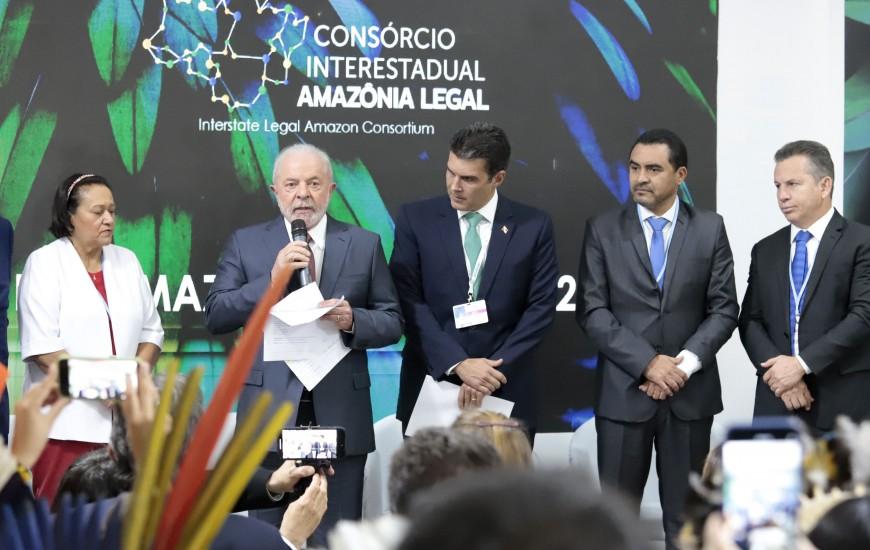 Wanderlei e outros governadores entregam a Lula carta de cooperação pela Amazônia