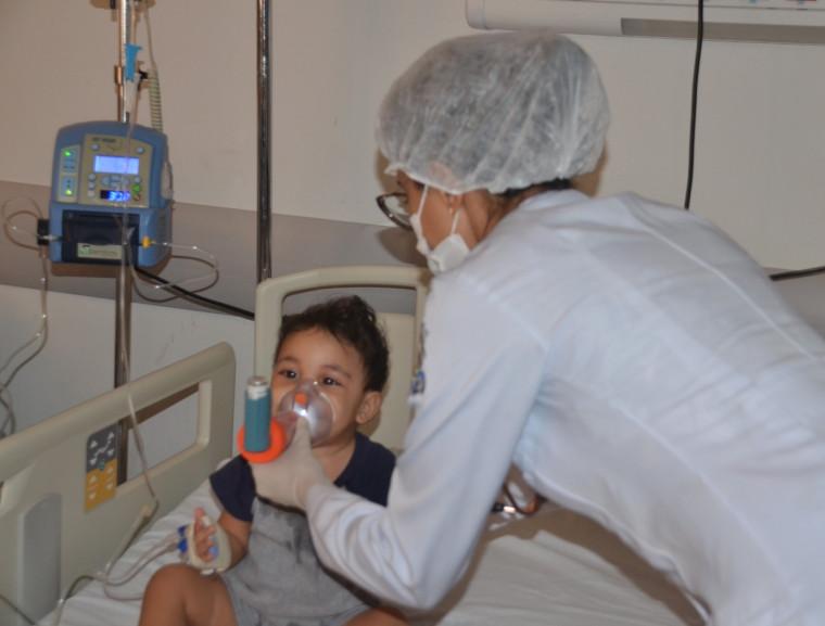 Com tempo seco, HGP registra 374 internações de crianças com problemas respiratórios